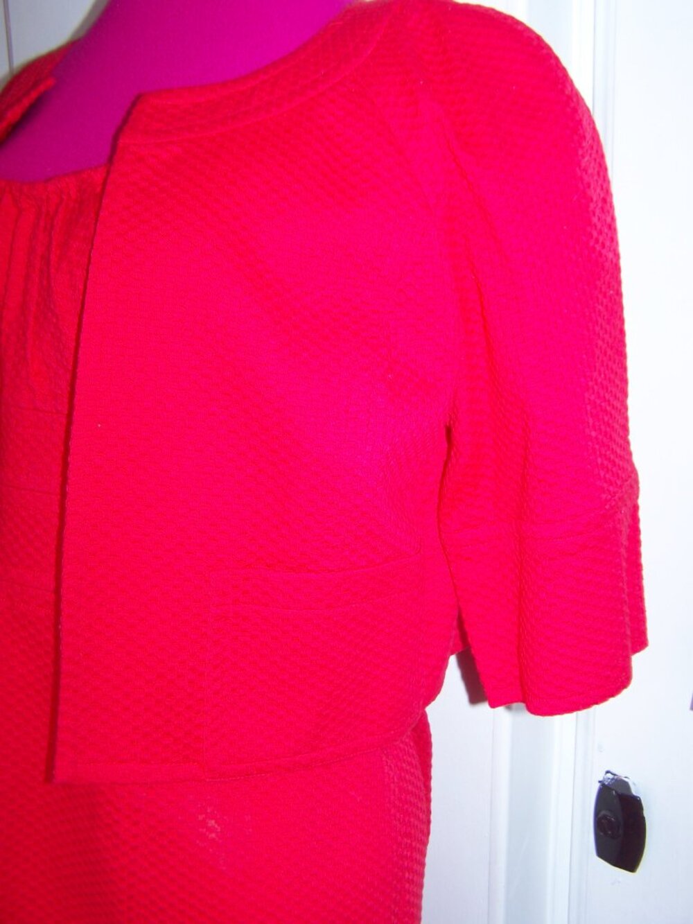 Adrianna Papell 2pc Sheath Dress & Short Jacket Set Sz 12 - Picture 3 of 12